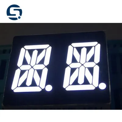흰색 14 세그먼트 LED 디스플레이